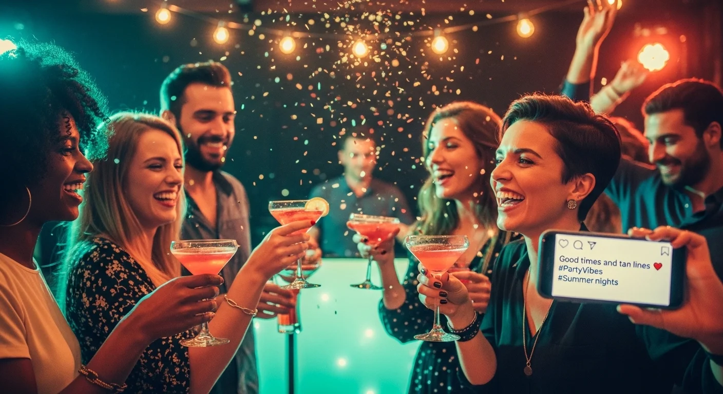 instagram captions for party