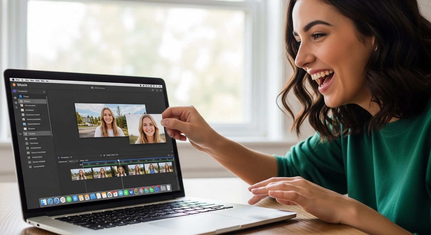 how to add caption on imovie