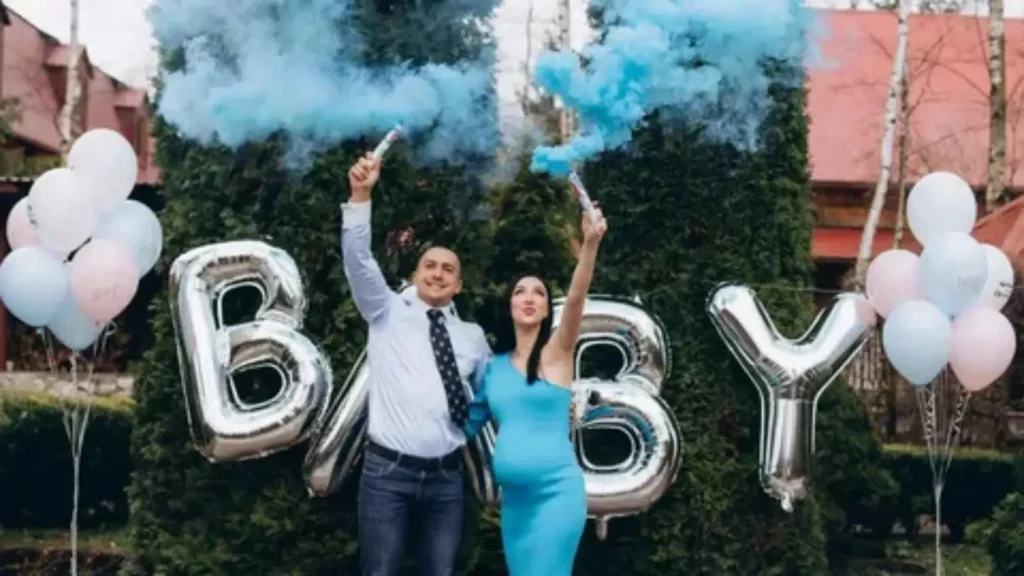 gender reveal captions for boy