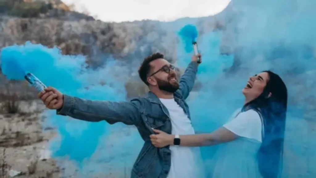 gender reveal captions for boy