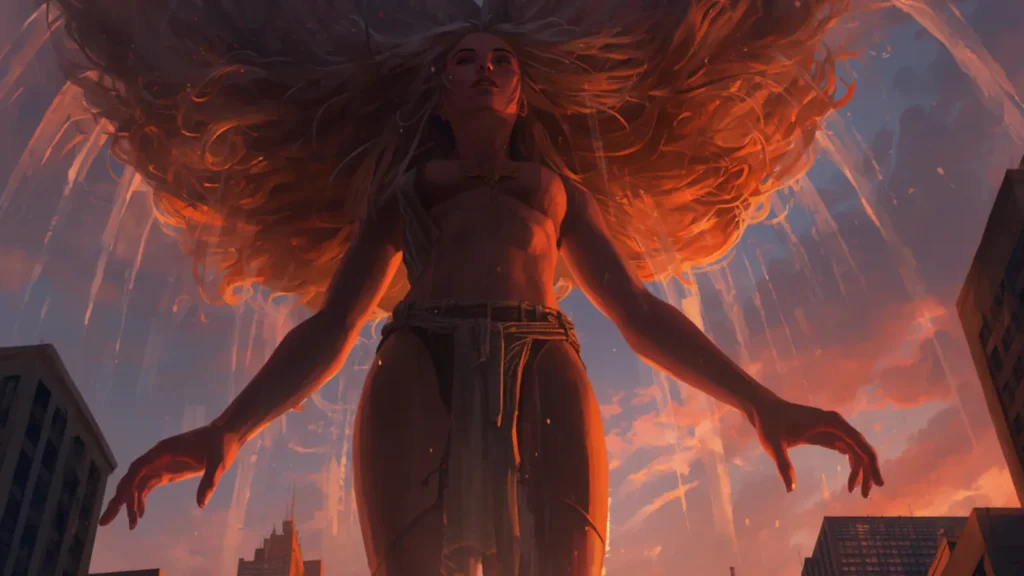 giantess growth captions