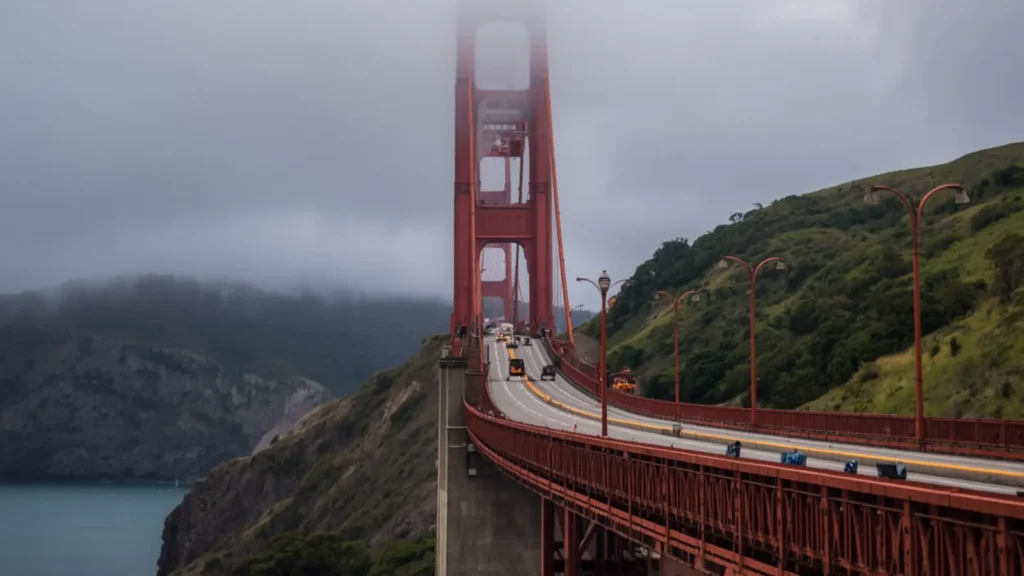 golden gate bridge captions