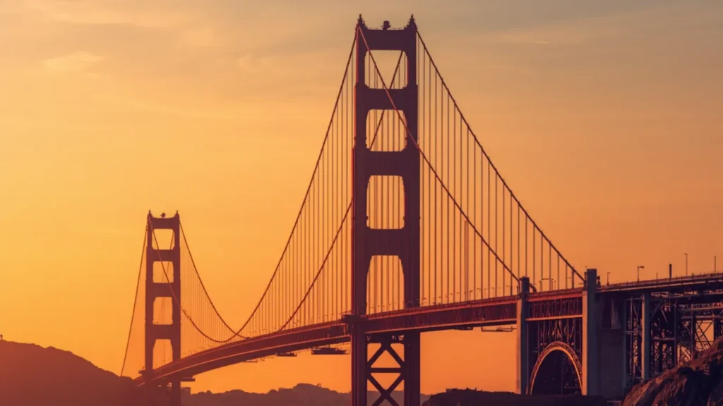 golden gate bridge captions