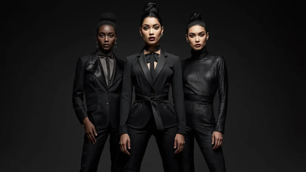 instagram captions for all black outfits