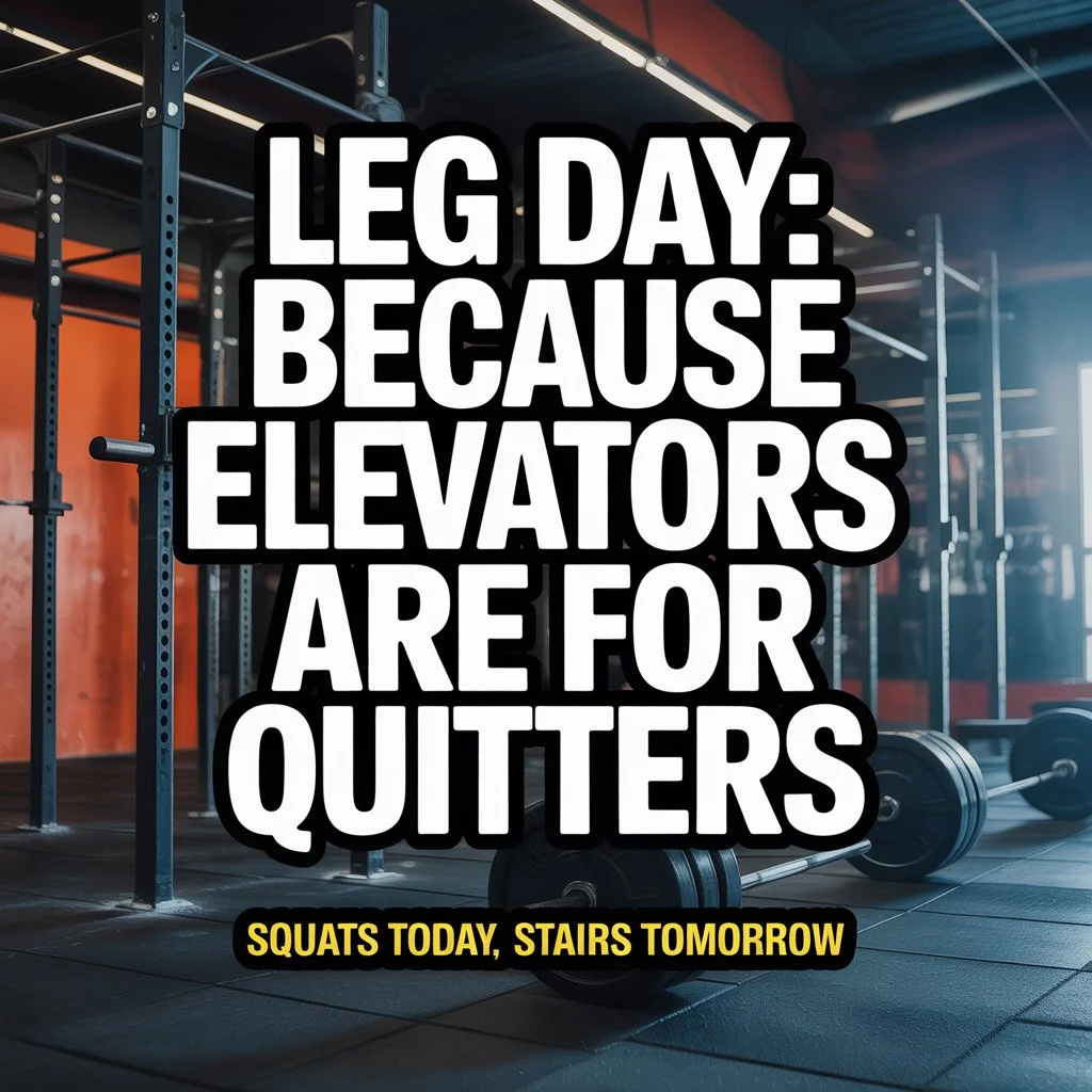 leg day captions