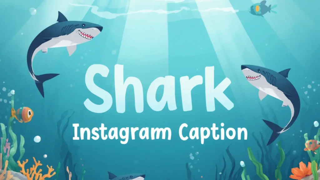 shark instagram captions