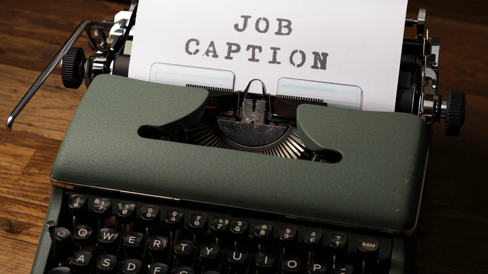 job caption