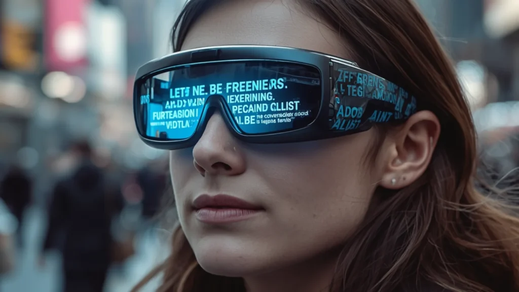 live caption glasses