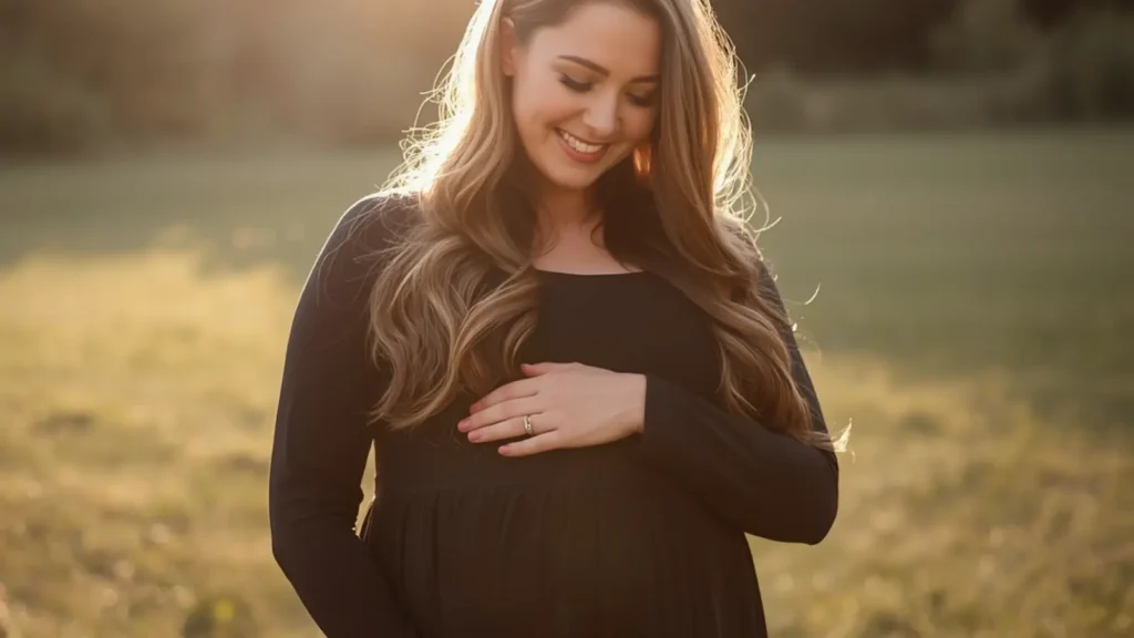 maternity shoot caption