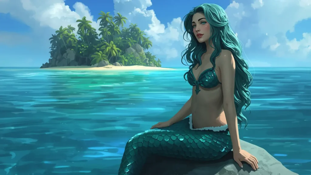 mermaid captions