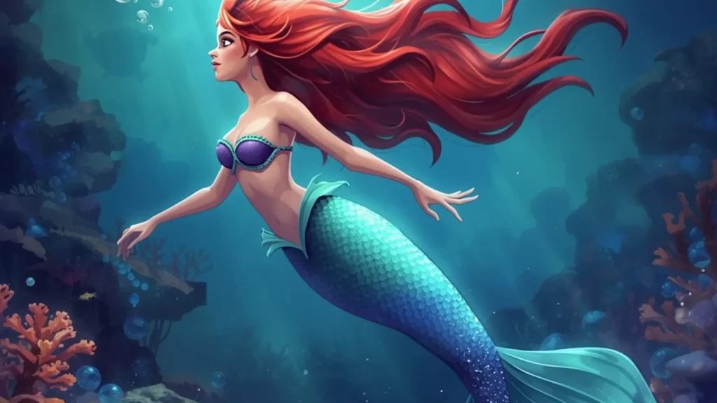 mermaid captions