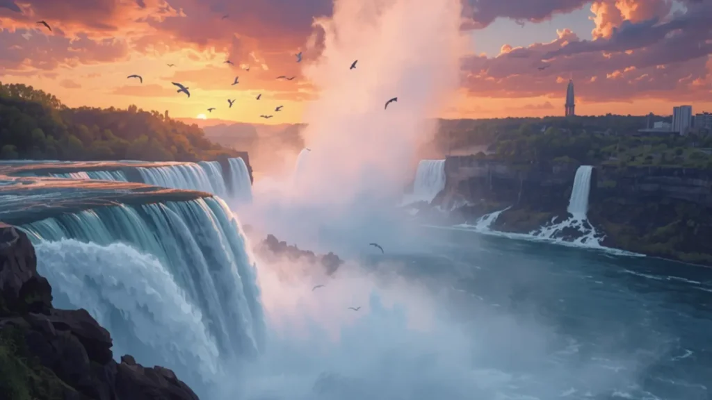 niagara falls captions