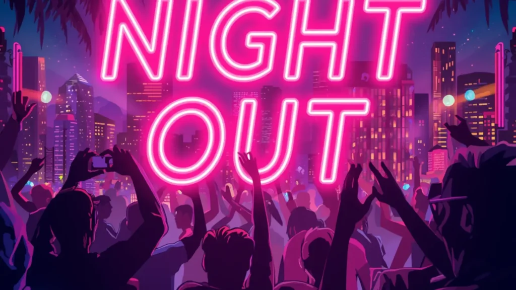 night out insta captions