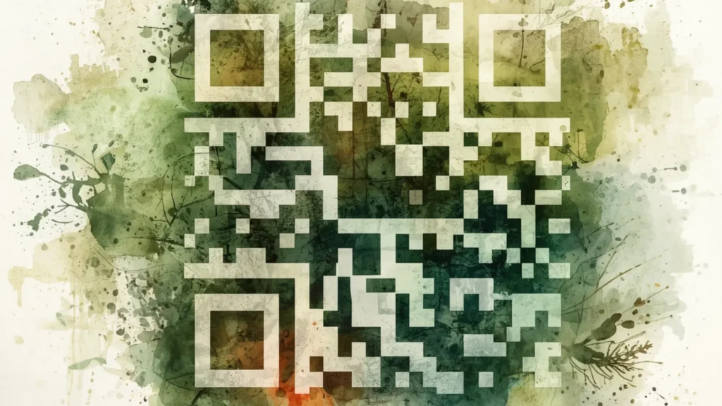 qr code caption