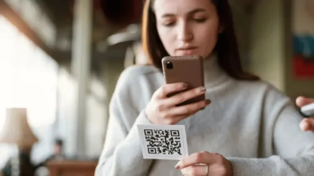 qr code caption