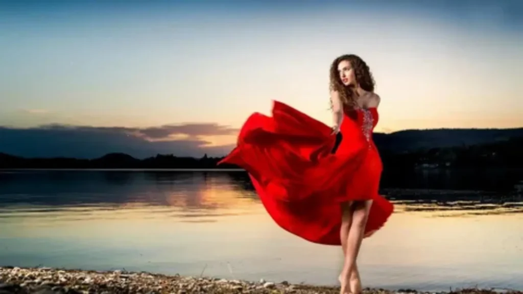 red-dress-caption