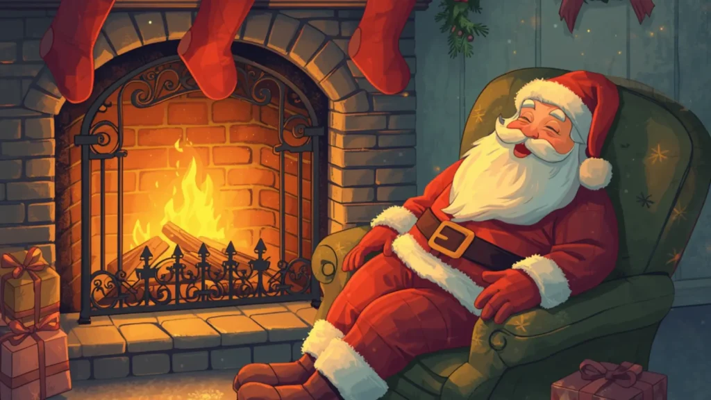 santa picture captions