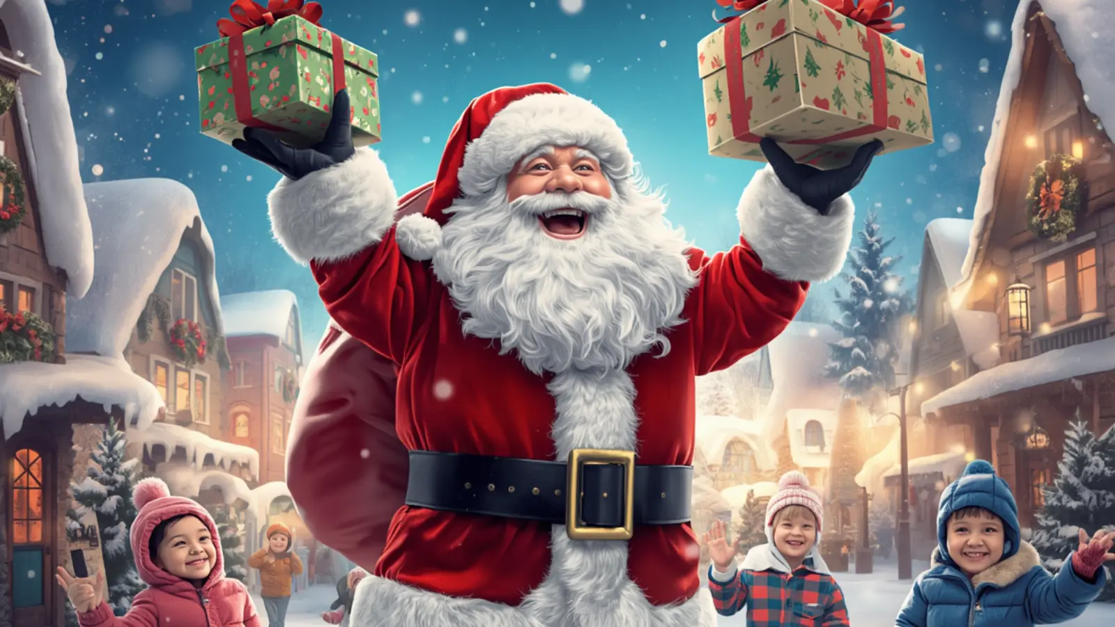 santa picture captions
