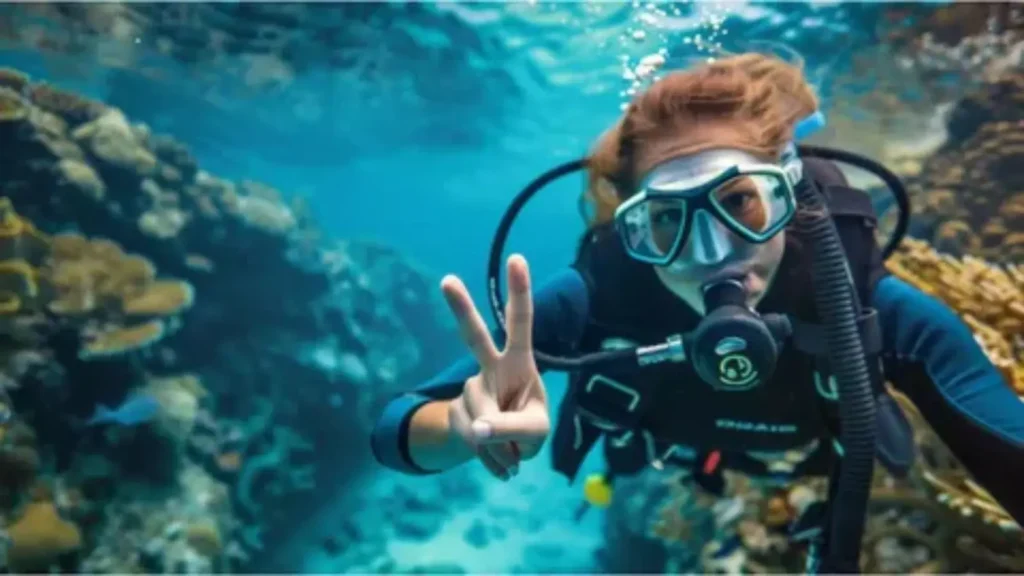 scuba diving captions