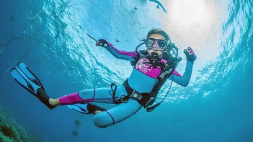scuba diving captions