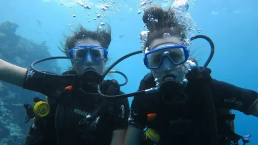 scuba diving captions