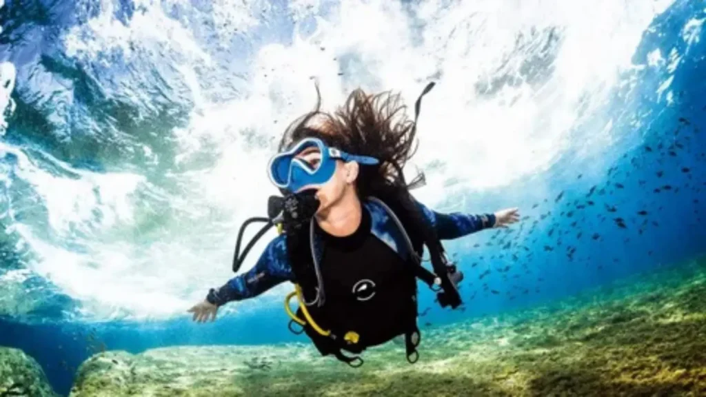 scuba diving captions