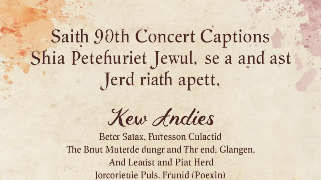 short concert captions for instagram