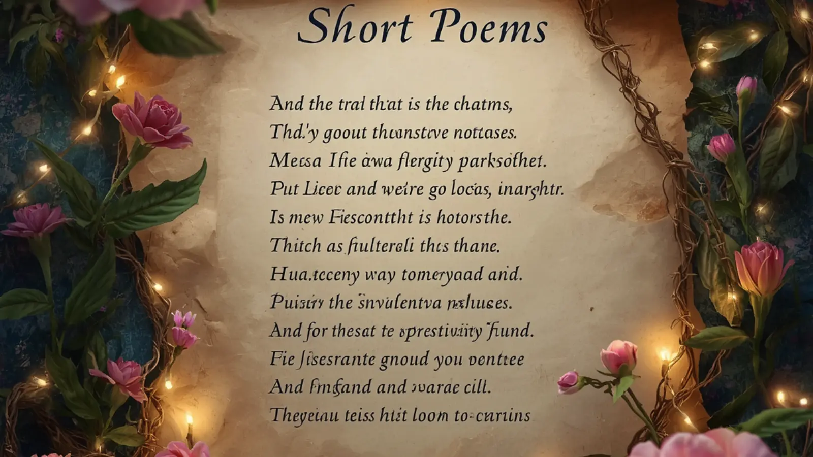 short poems for captions