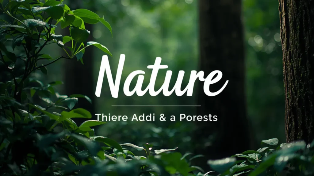 captions for nature