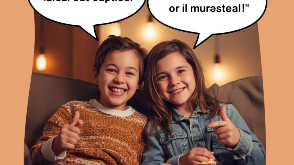 siblings funny captions
