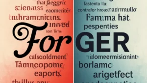 forger synonym and antonym